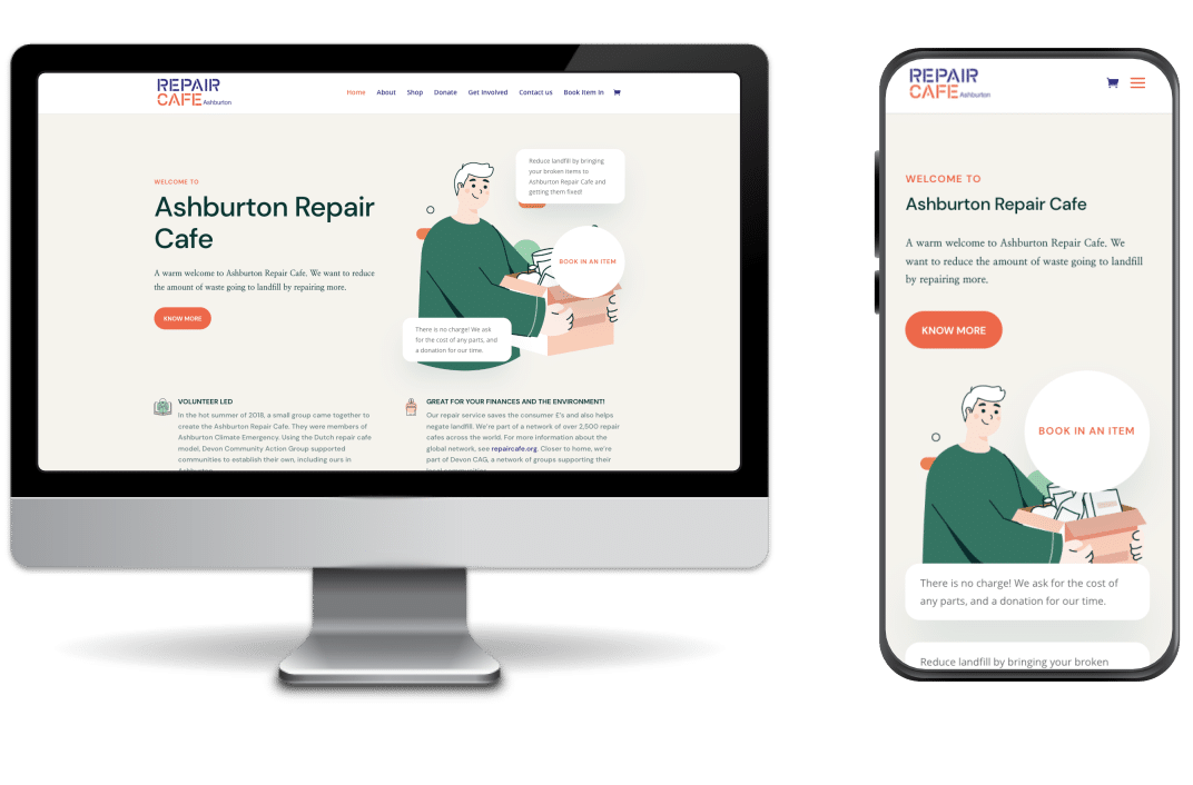 Ashburton Repair café website