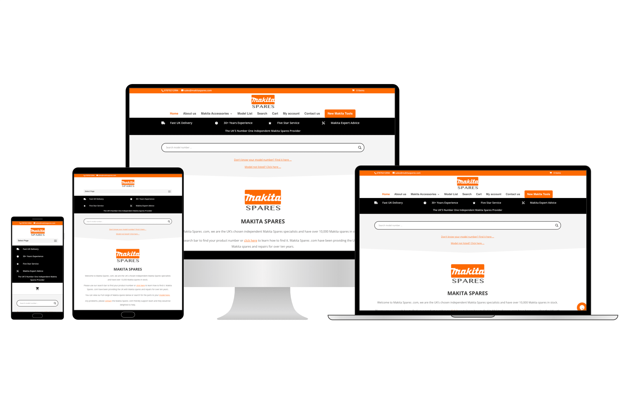 Tool Spares website