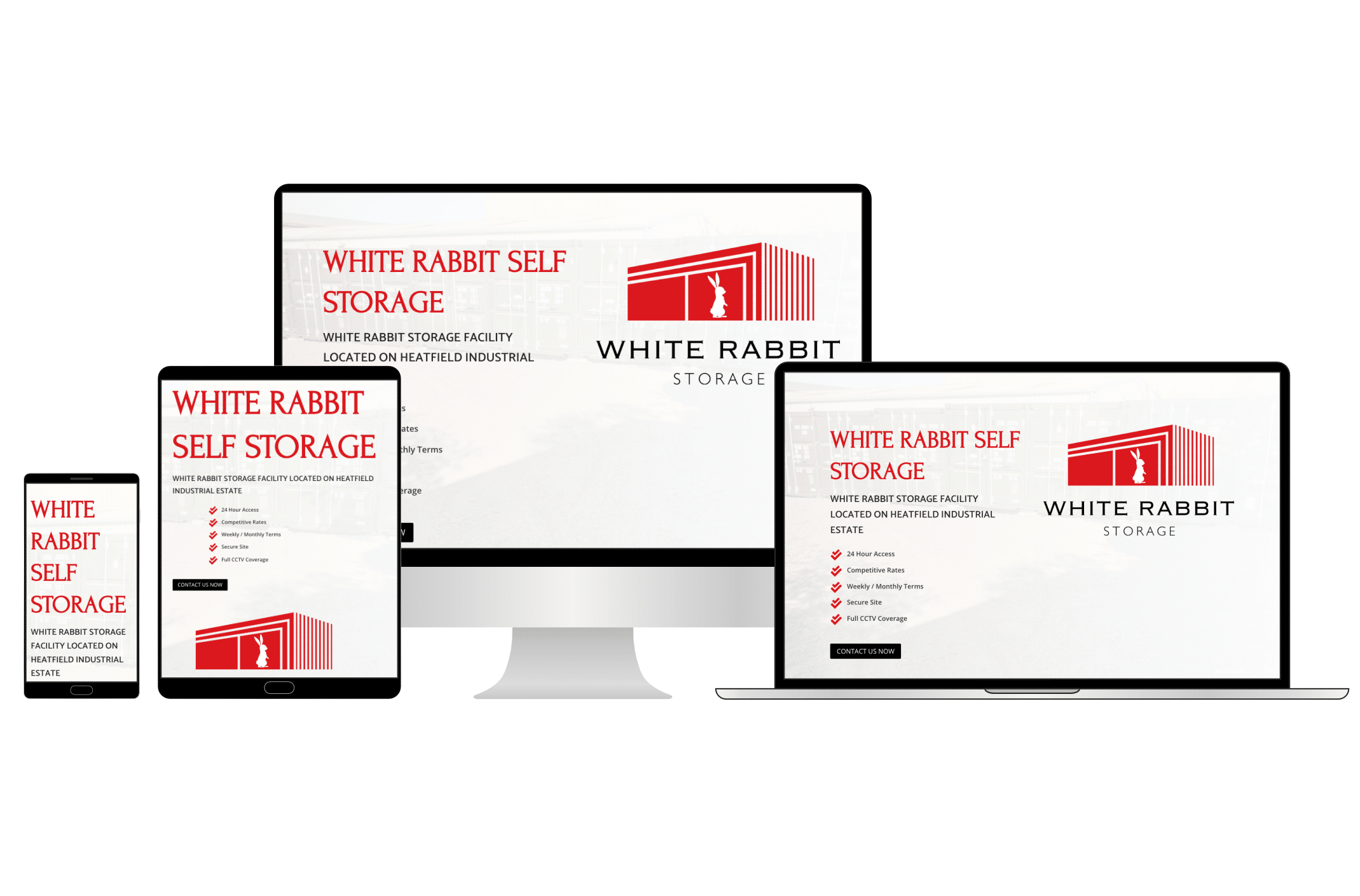 White Rabbit Storage website