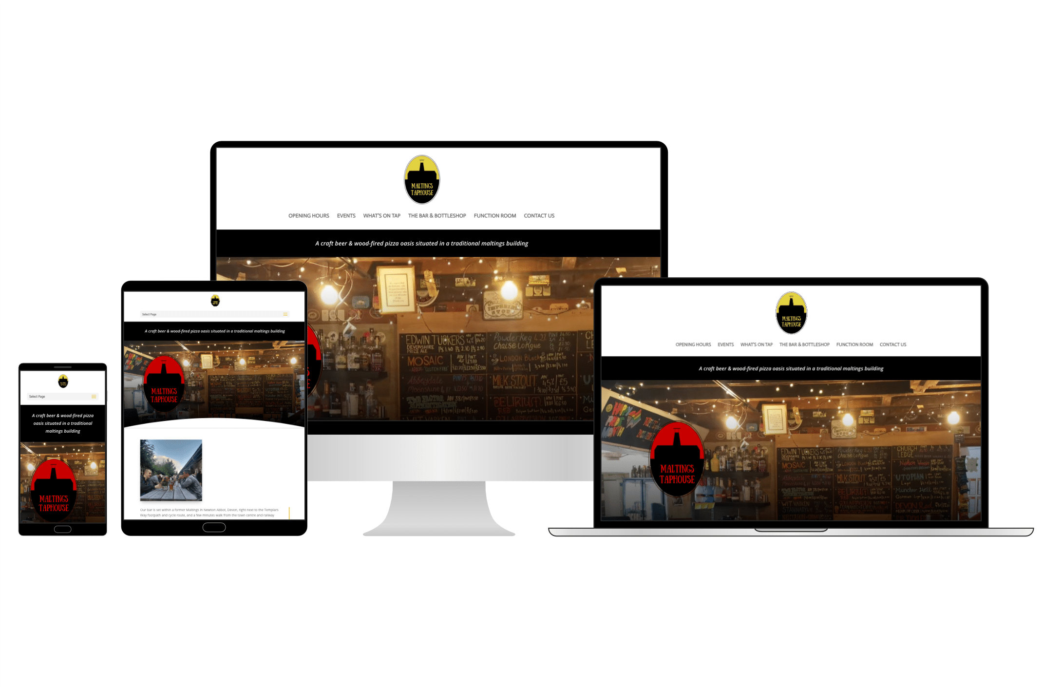 Maltings Taphouse website